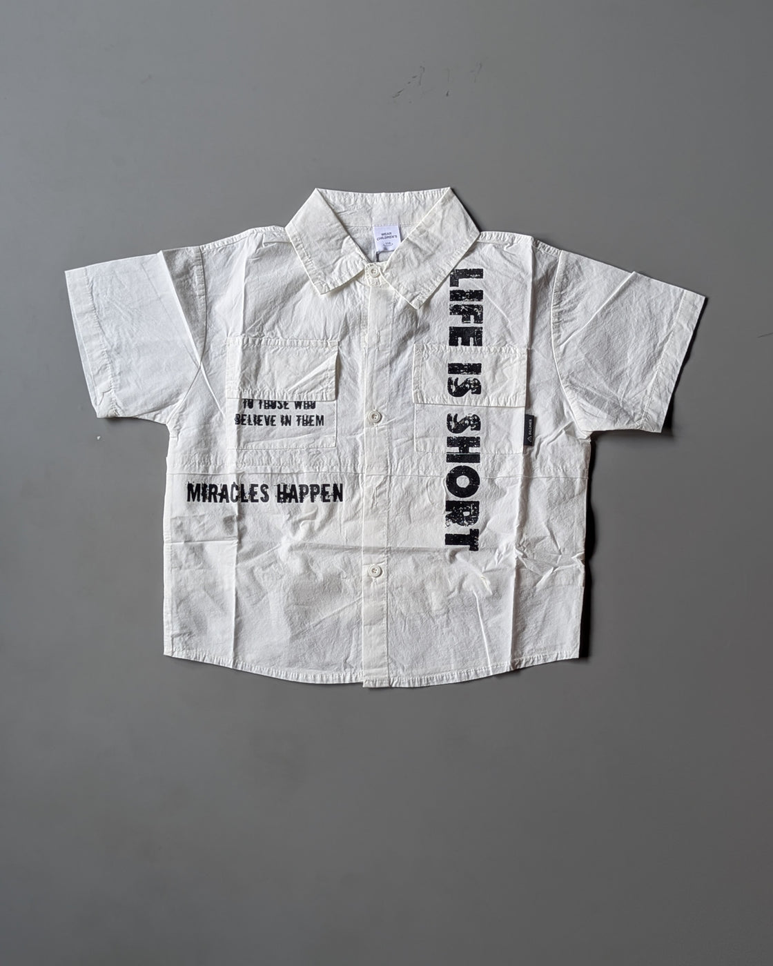 Unisex Half Sleeve Oversized Shirt