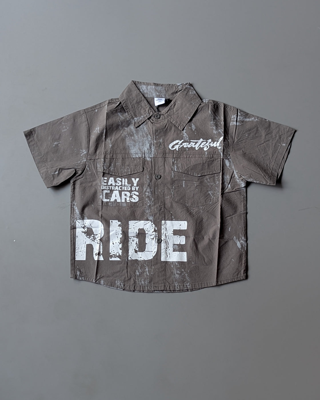 Unisex Half Sleeve Oversized Shirt