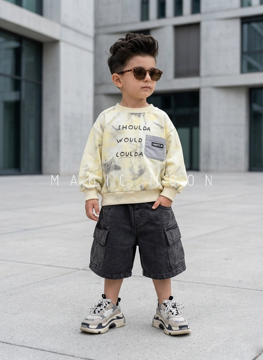 TSS03 Unisex Full Sleeve Oversized T Shirt