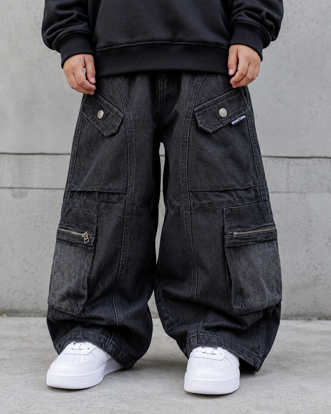 JN1006 Unisex Super Baggy Jeans