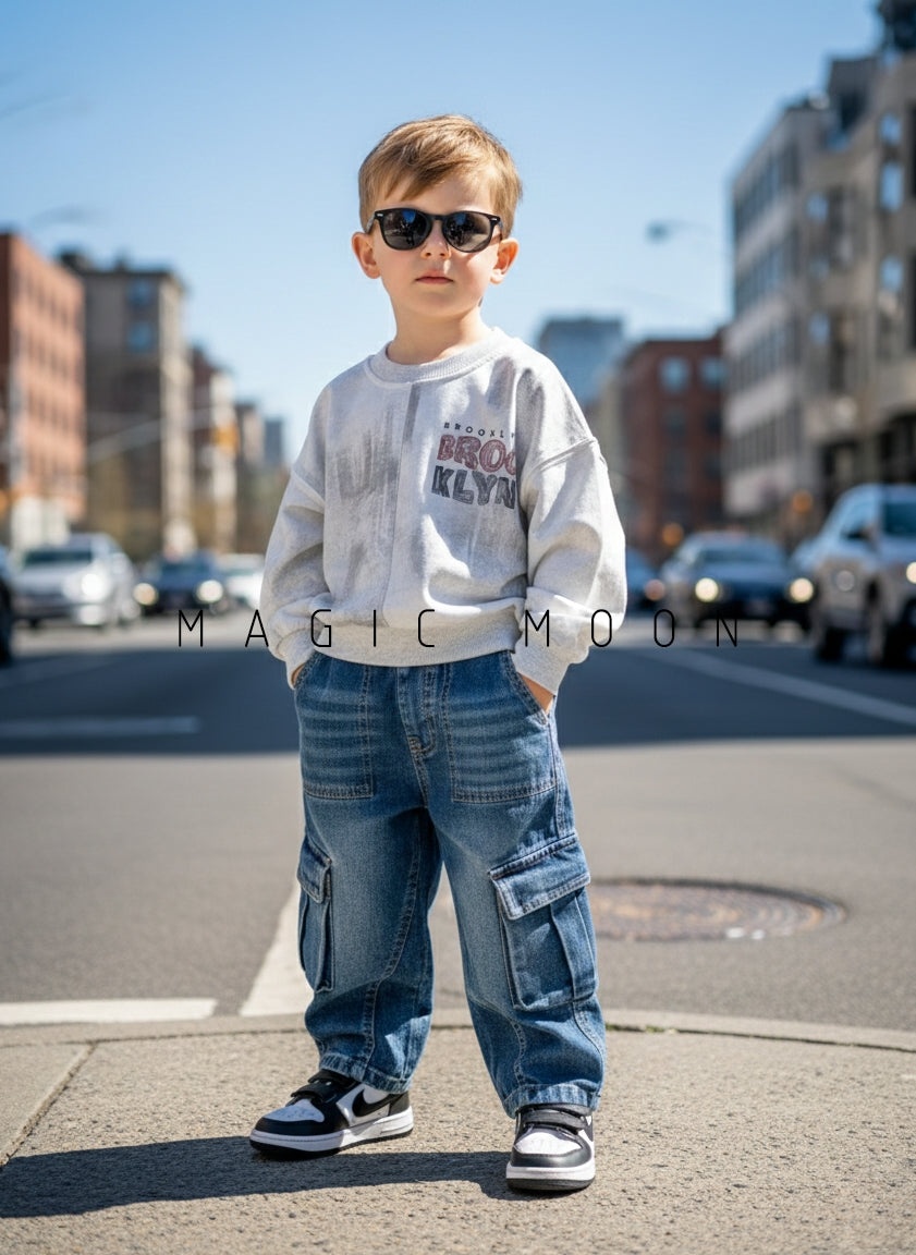 Unisex Full Sleeve Oversized T Shirt