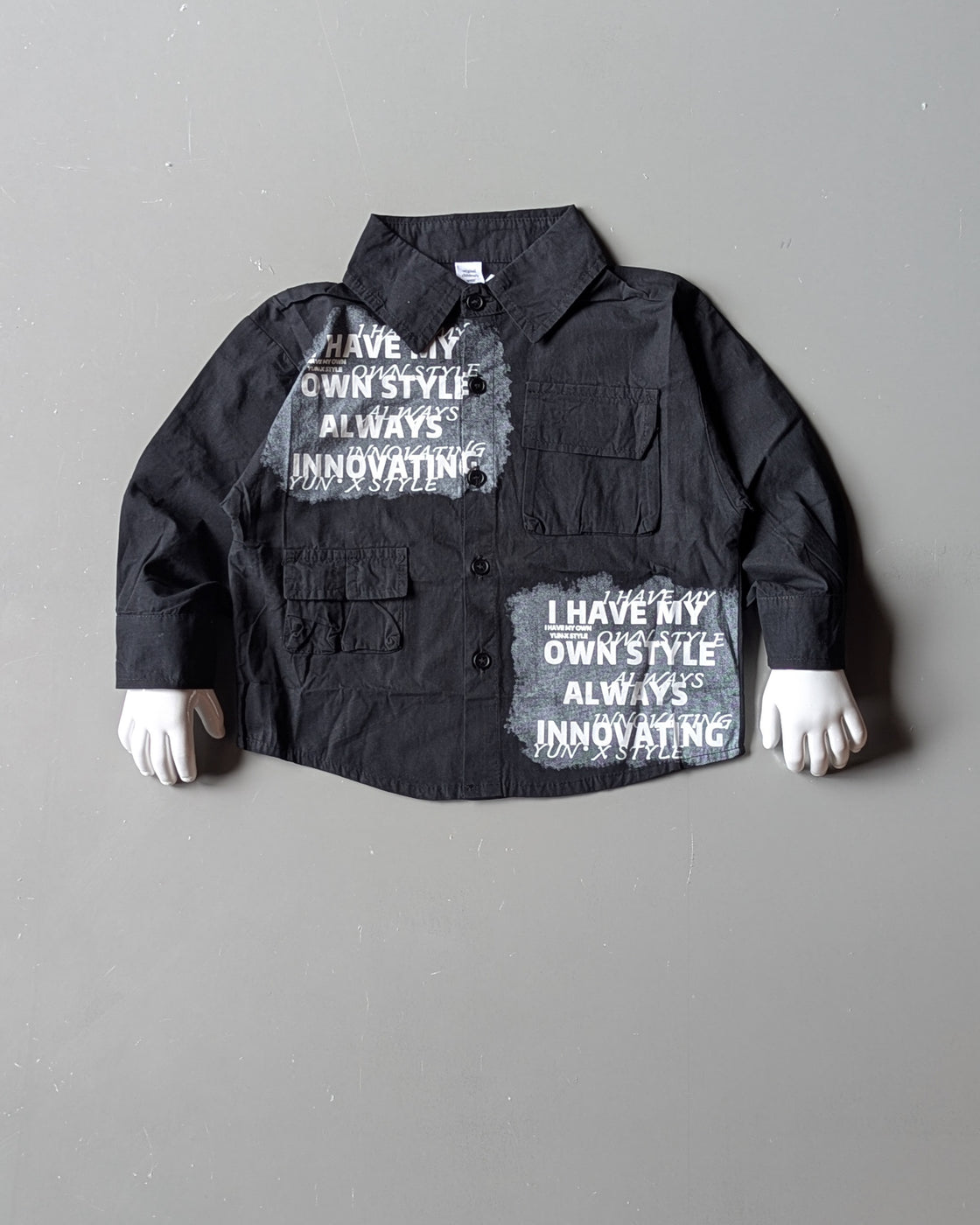 Unisex Full Sleeve Oversized Shirt