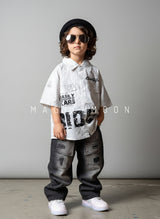 Unisex Half Sleeve Oversized Shirt