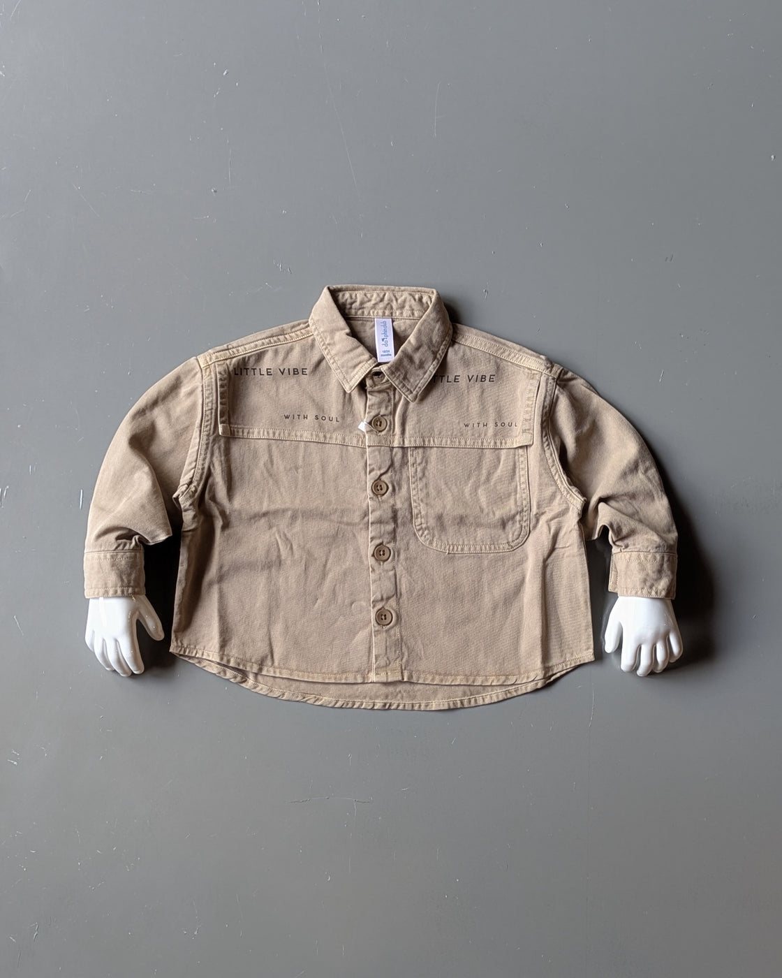 Boys Full Sleeve Oversized Shirt