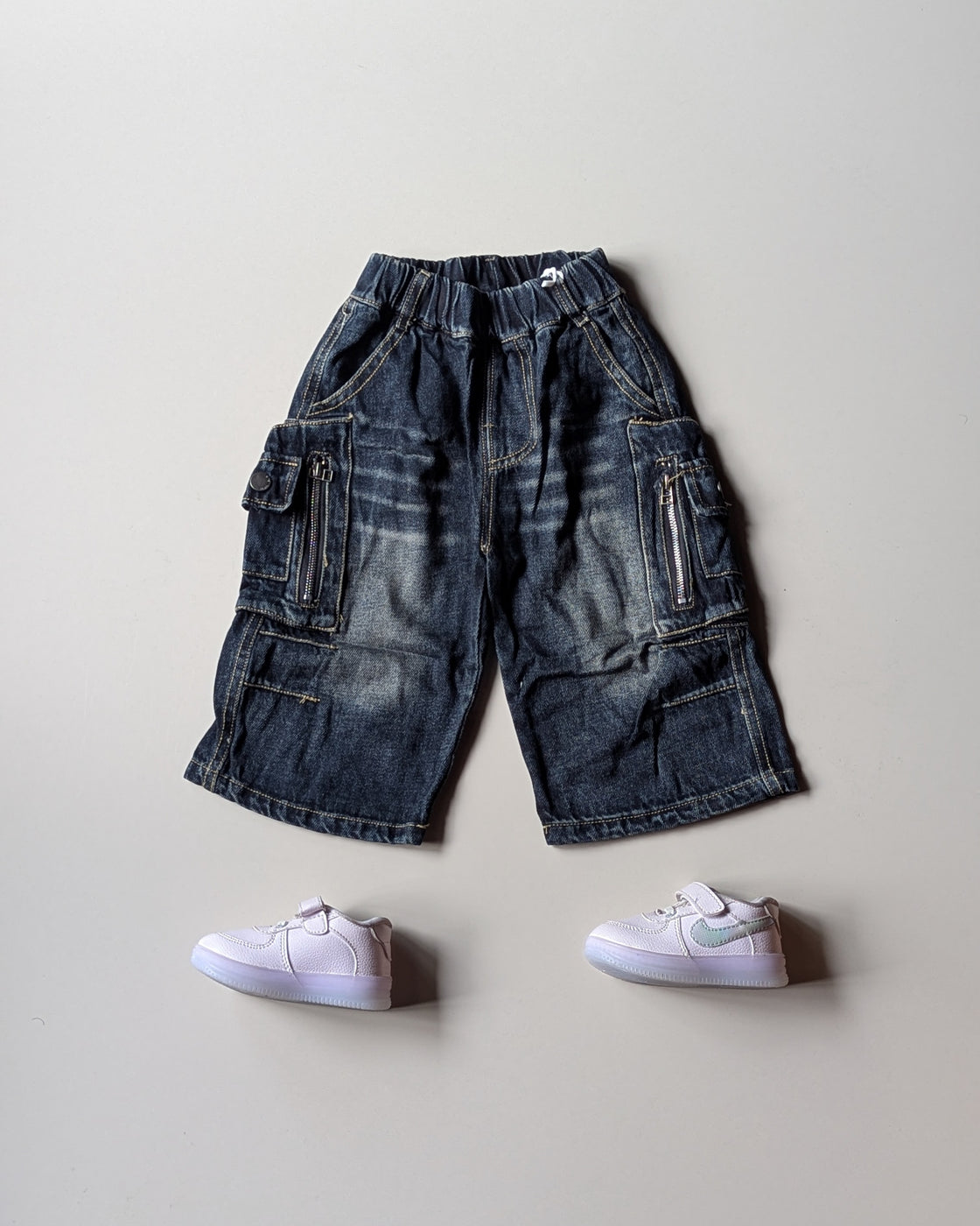 JNSIM113-01 Unisex Super Baggy Jeans