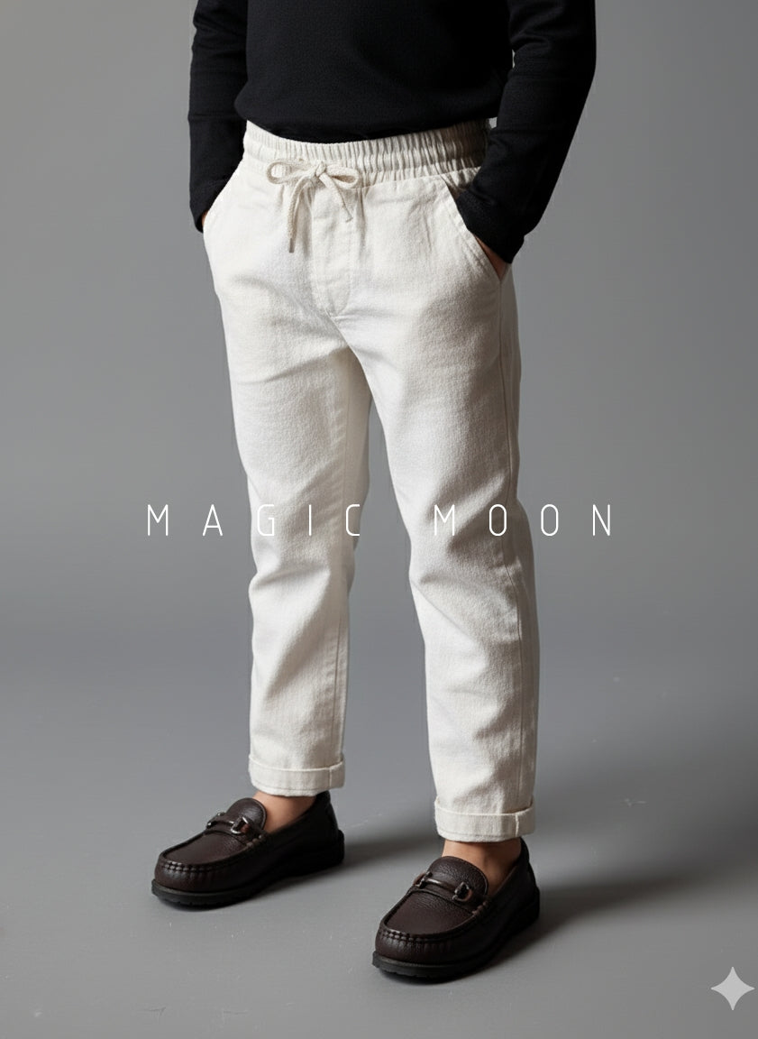 Linen Pant ( Cream colour)