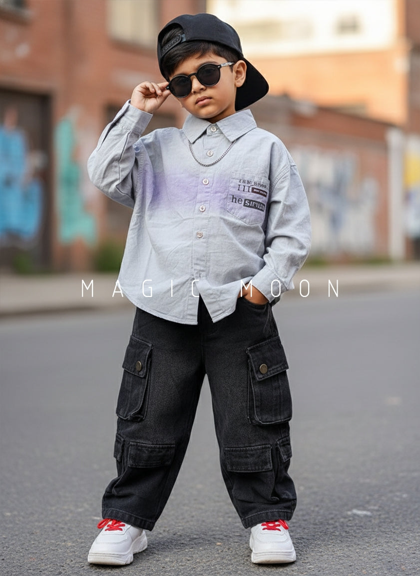 Unisex Full Sleeve Oversized Shirt