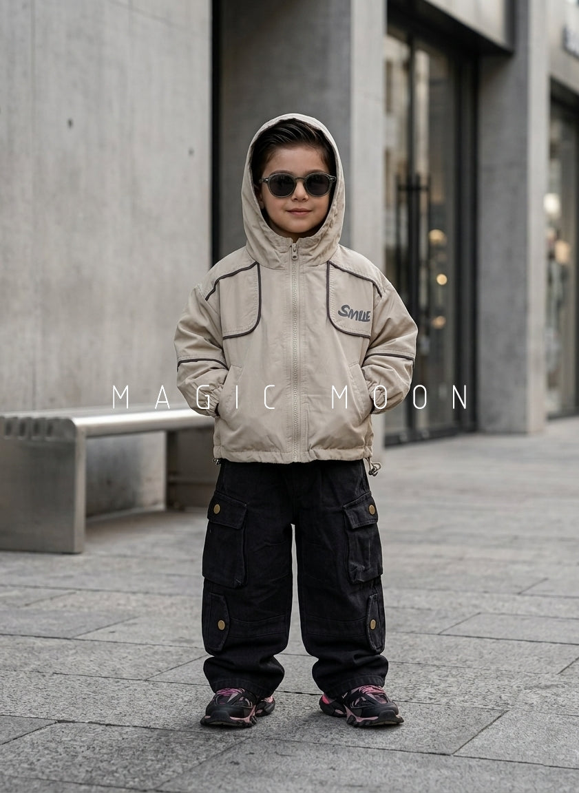 JKT01 Unisex Full Sleeve Oversized Hooded Jacket