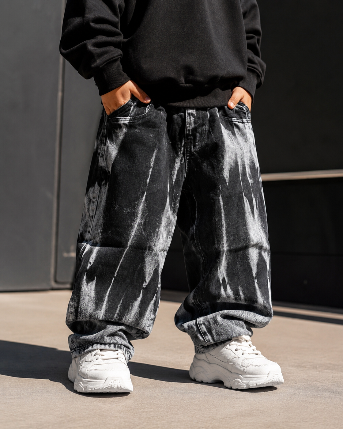 JN1004 Unisex Baggy Jeans