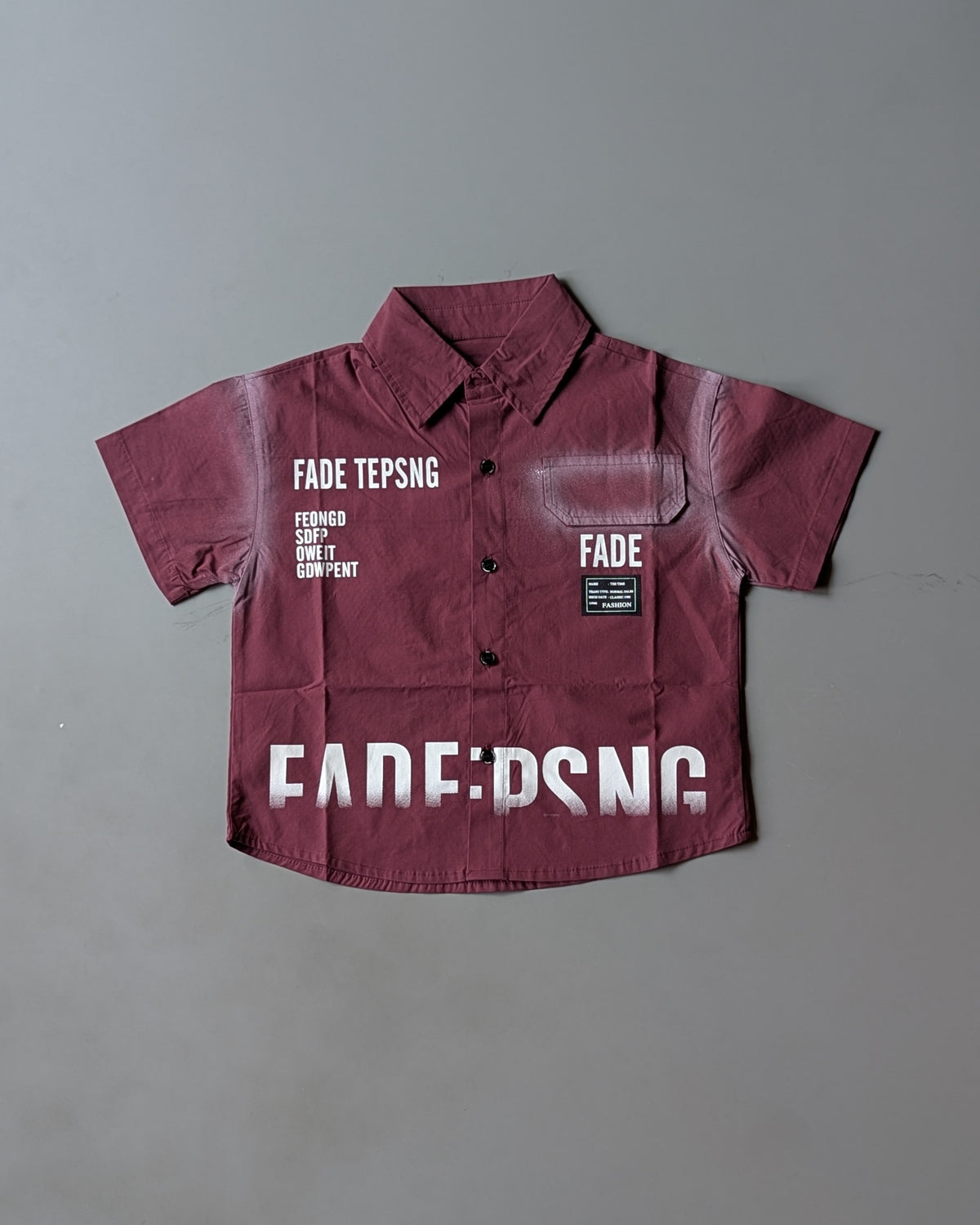 Unisex Half Sleeve Oversized Shirt