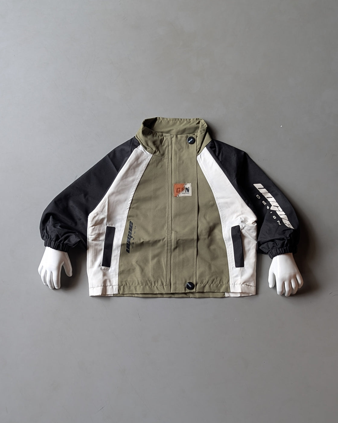 JKT02 Unisex High Neck Full Sleeve Oversized Jacket