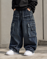 JN1006 Unisex Super Baggy Jeans