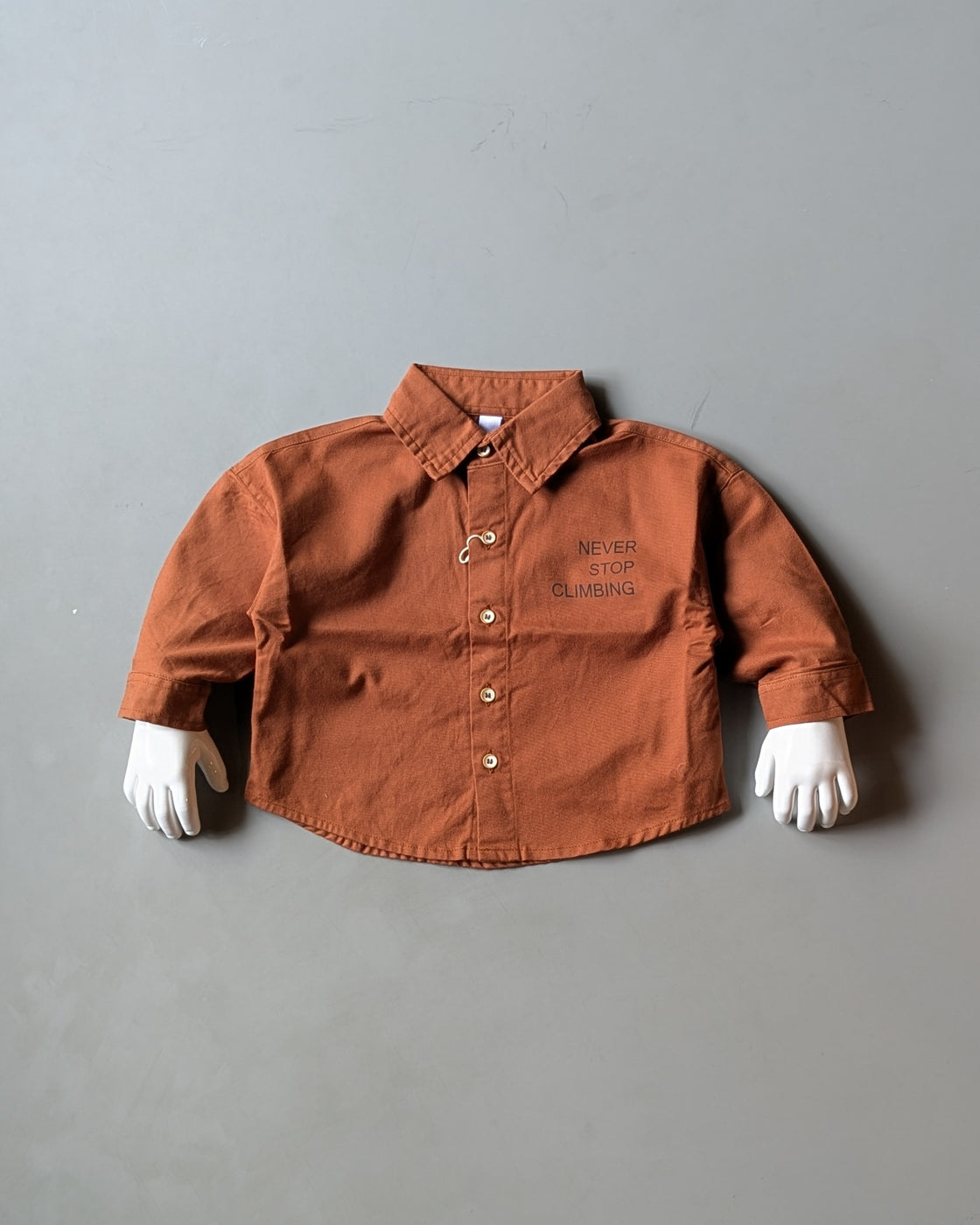 Boy's Full Sleeve Oversized Shirt