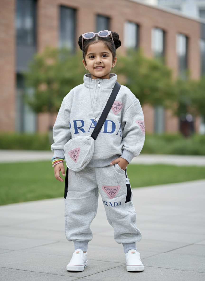 Unisex Full Sleeve Oversized High Neck Jacket and Pant Set