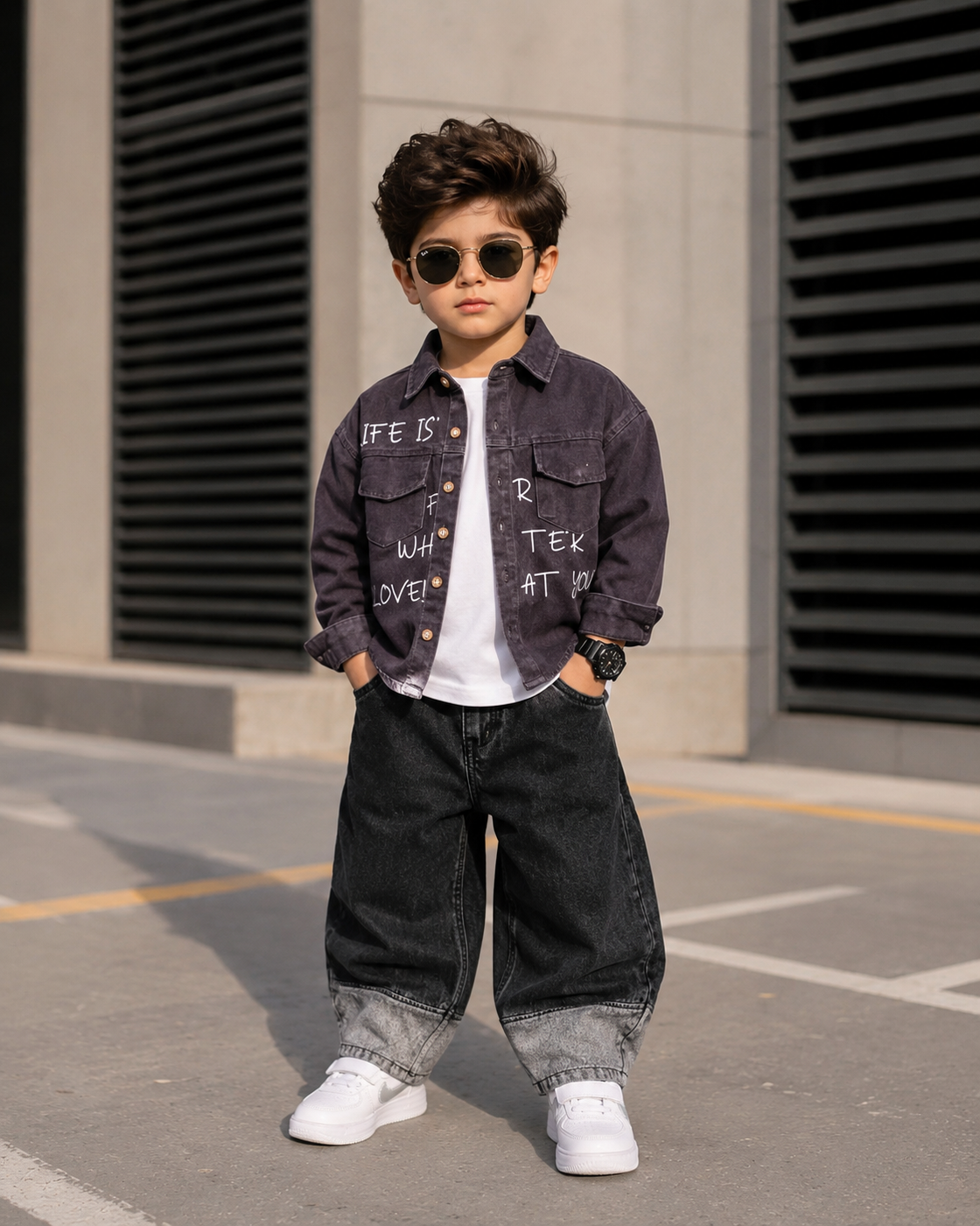 SHFS23 Unisex Full Sleeve Oversized Shirt