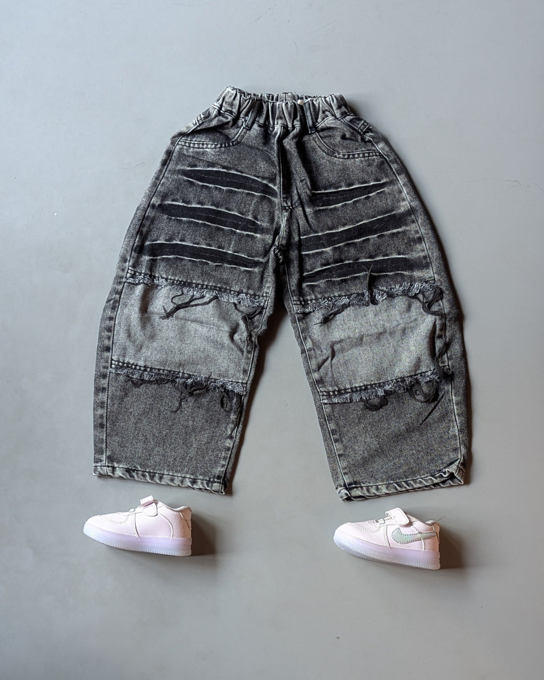 JN1000Unisex Distressed Baggy Jeans