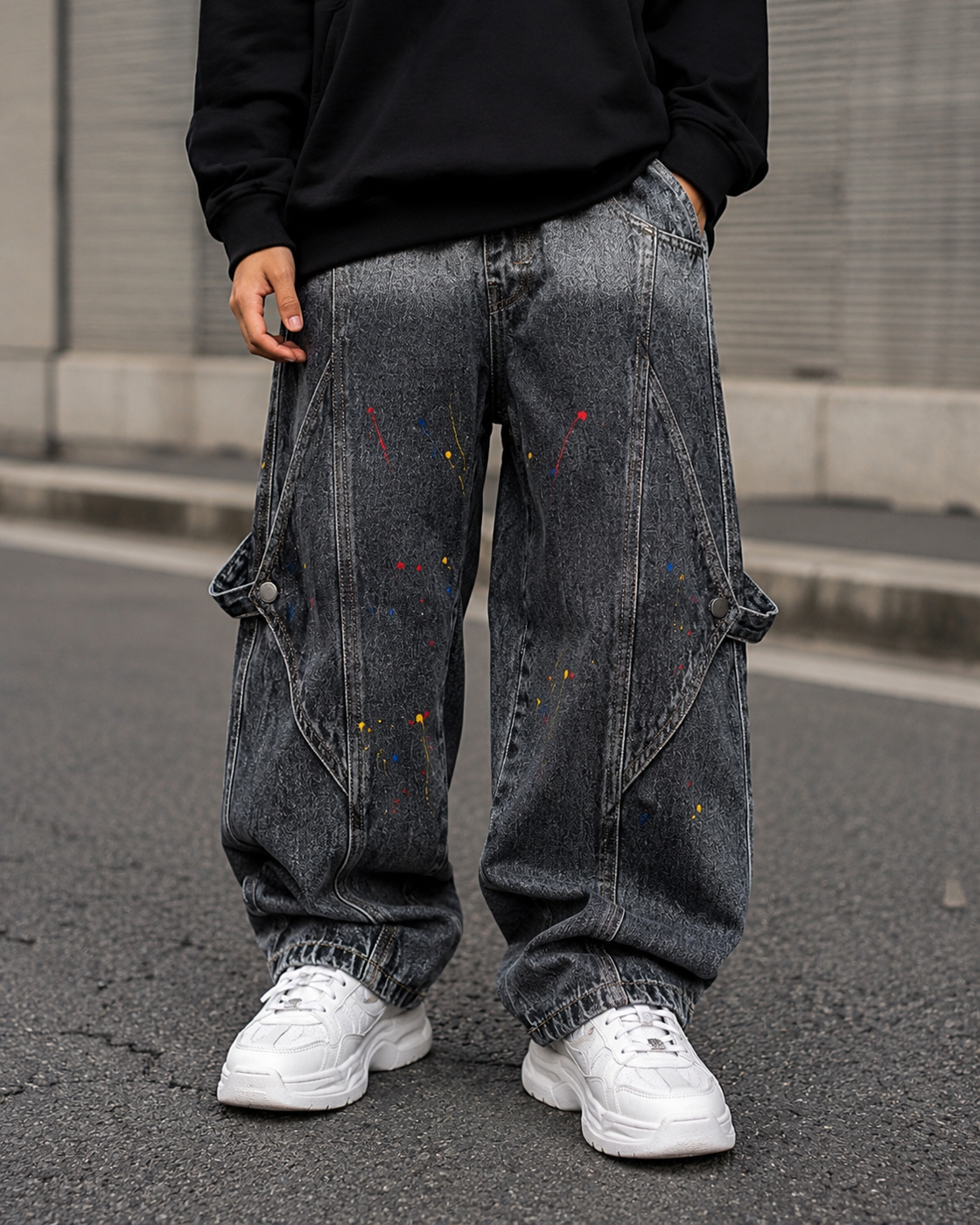 JN1004 Unisex Baggy Jeans