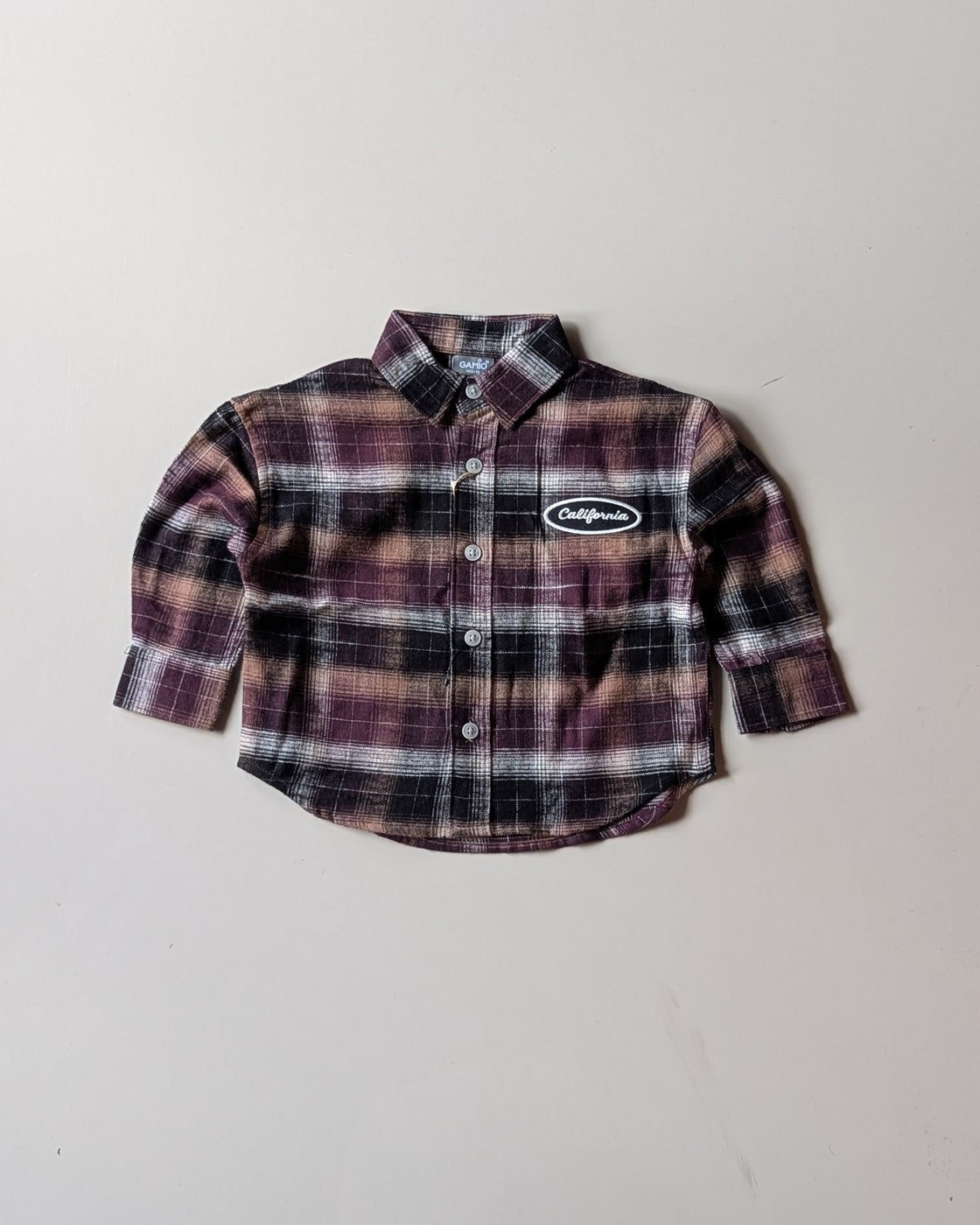 SHGMU03-01 Boys Full Sleeve Oversized Check Shirt