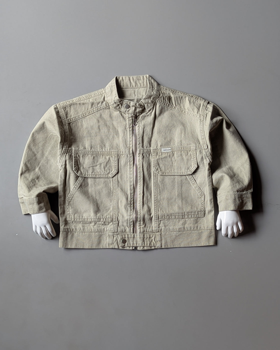 Unisex Full Sleeve Oversized Zipper Jacket