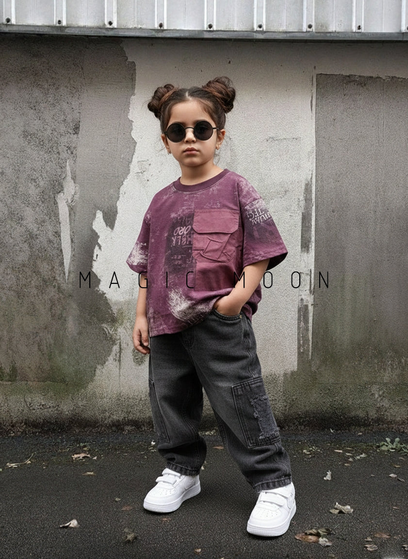 Unisex Half Sleeve Oversized T Shirt