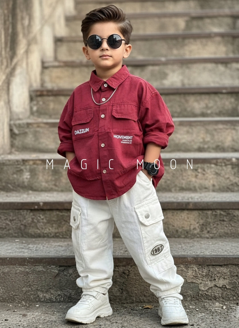 Unisex Full Sleeve Oversized Shirt