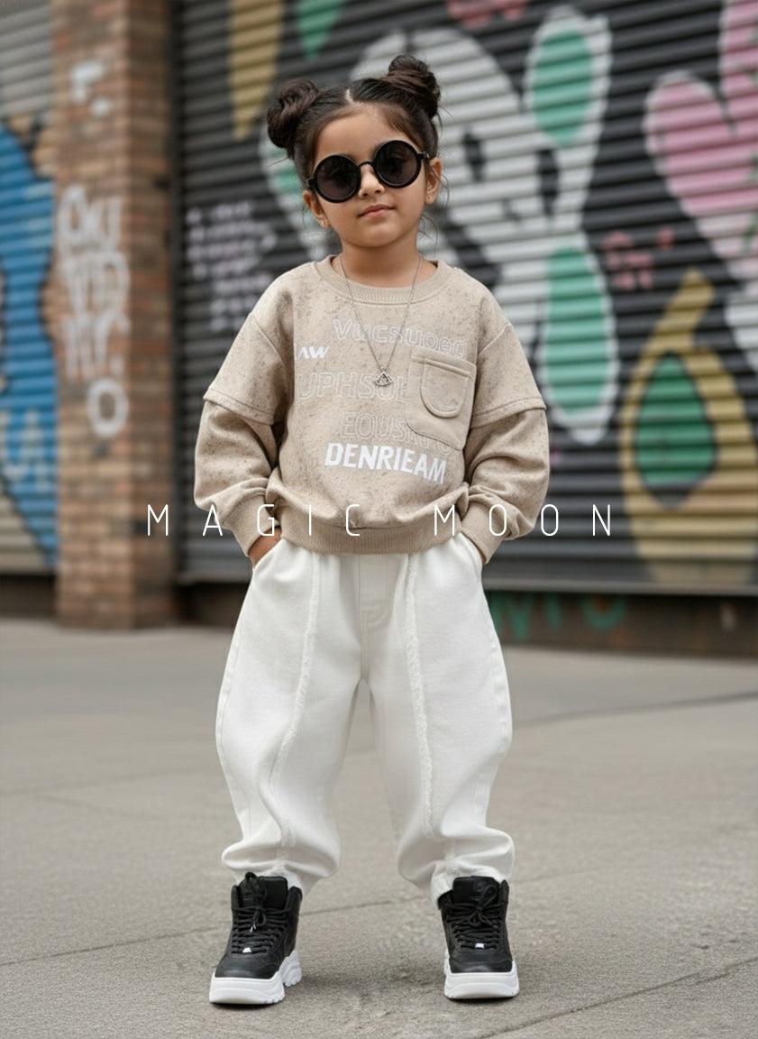 Unisex Full Sleeve Oversized T Shirt