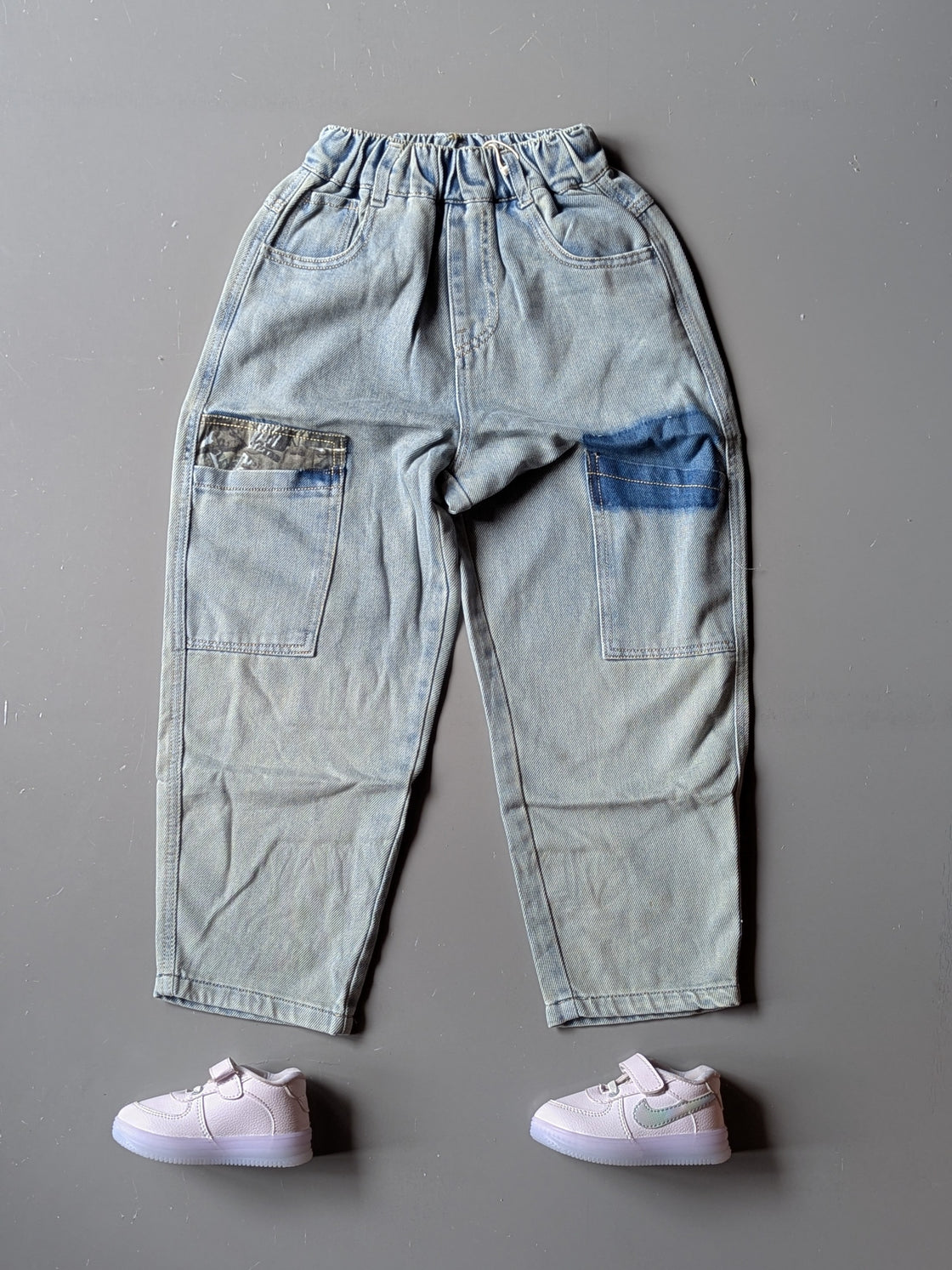 Unisex Distressed Baggy Jeans