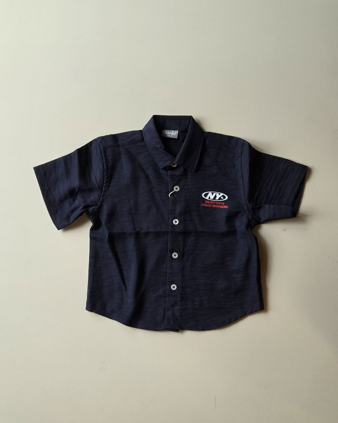SHGMI02-05 Boys Half Sleeve Oversized Shirt