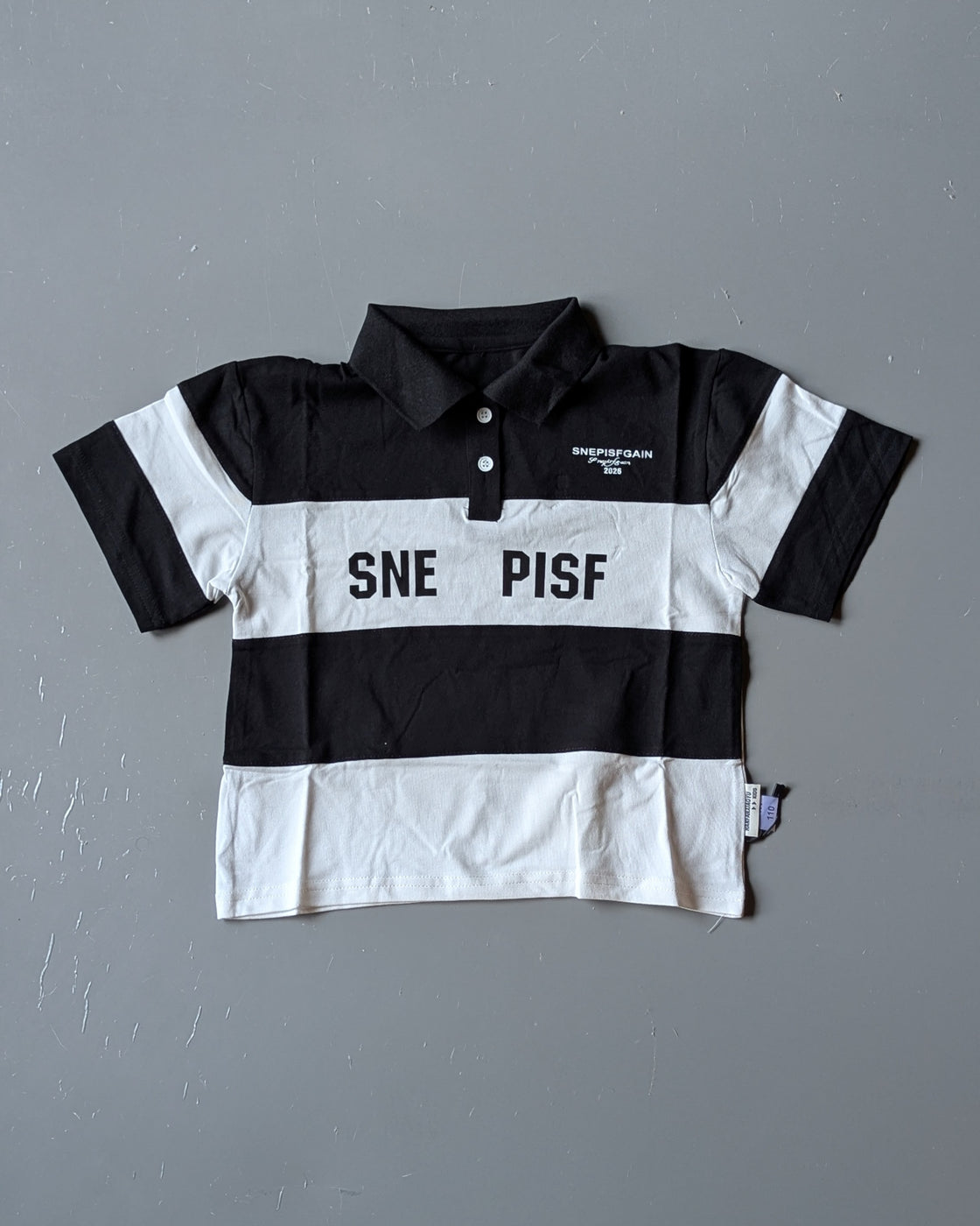 Unisex Half Sleeve Oversized Polo Neck T Shirt