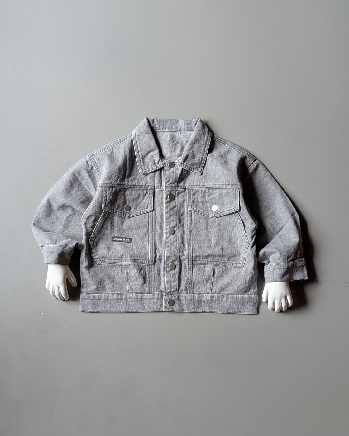 Unisex Full Sleeve Oversized Denim Jacket