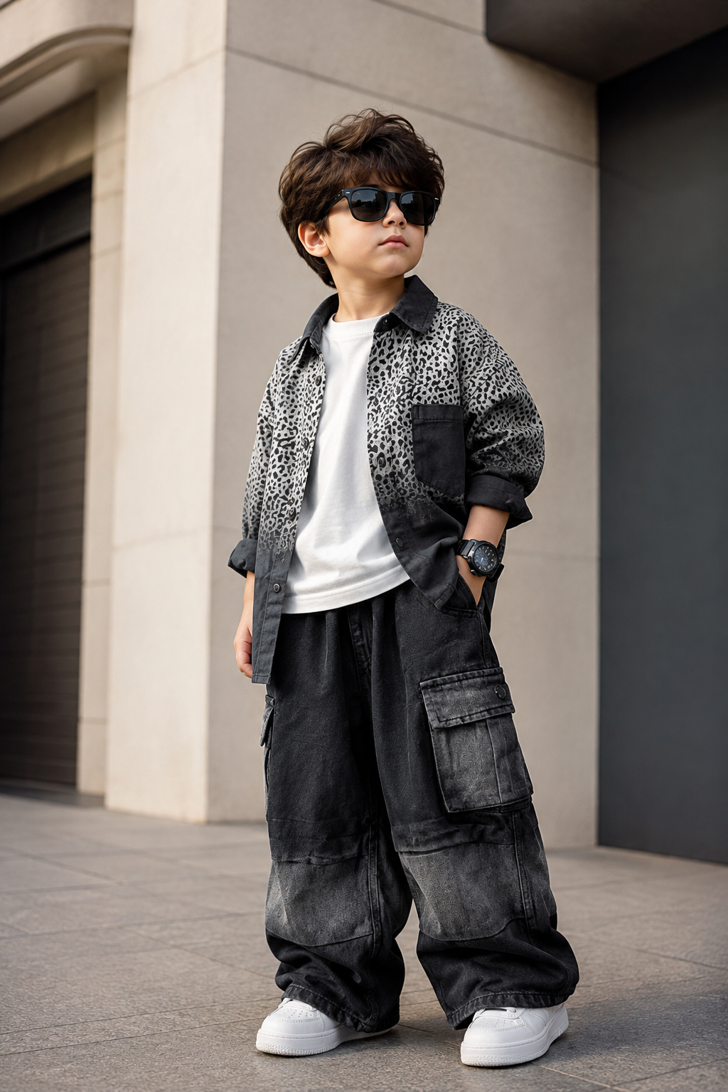 SHIMT12-05 Unisex Full Sleeve Oversized Shirt