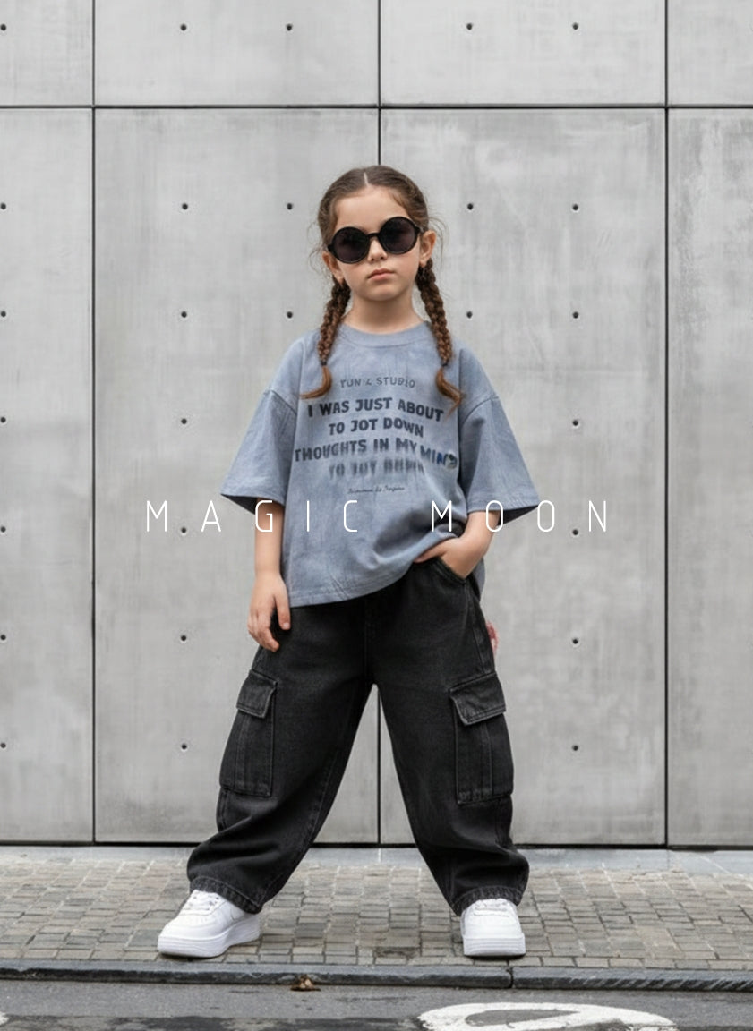 Unisex Half Sleeve Oversized T Shirt