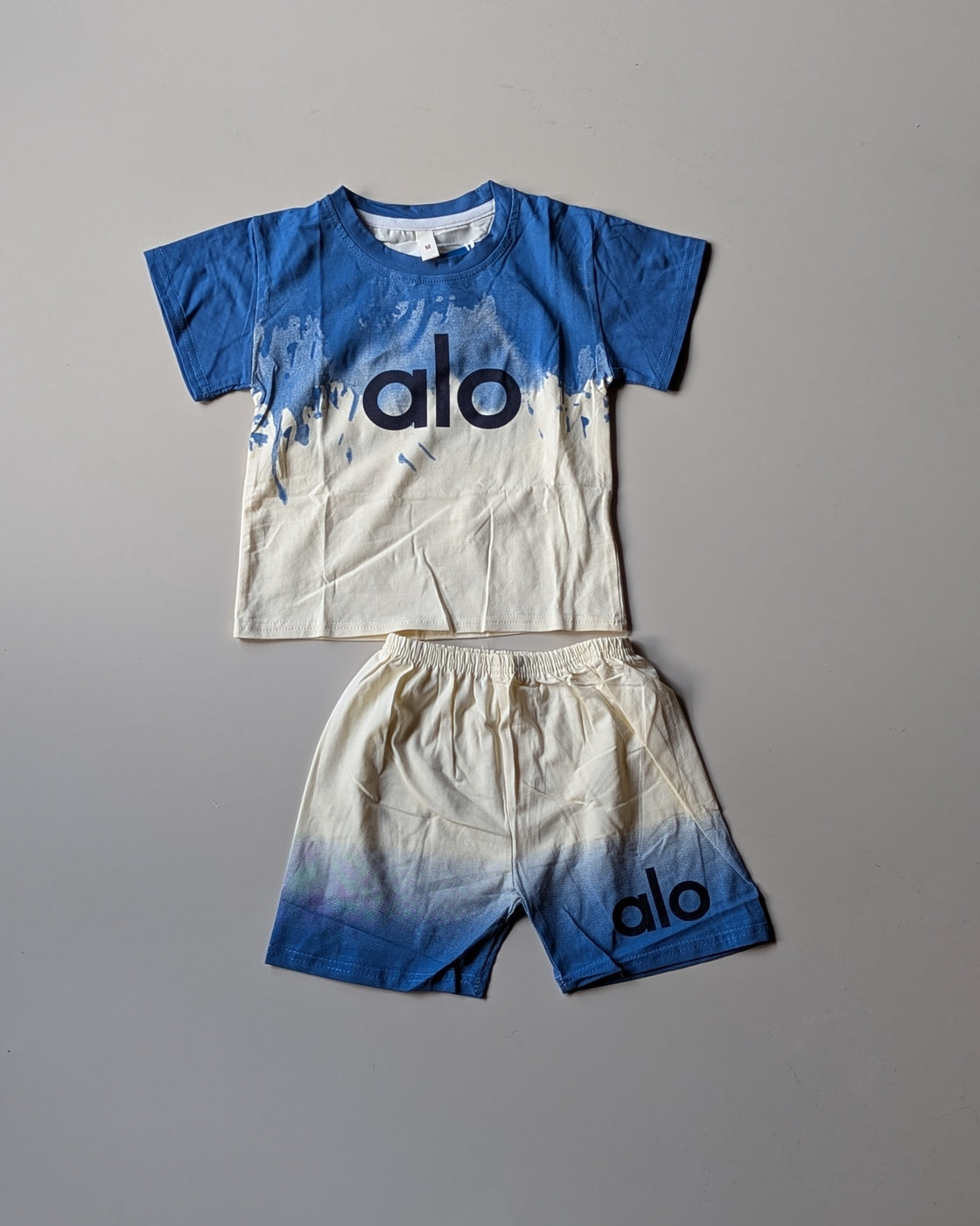 ST105 Unisex Half Sleeve Oversized T Shirt and Shorts Set