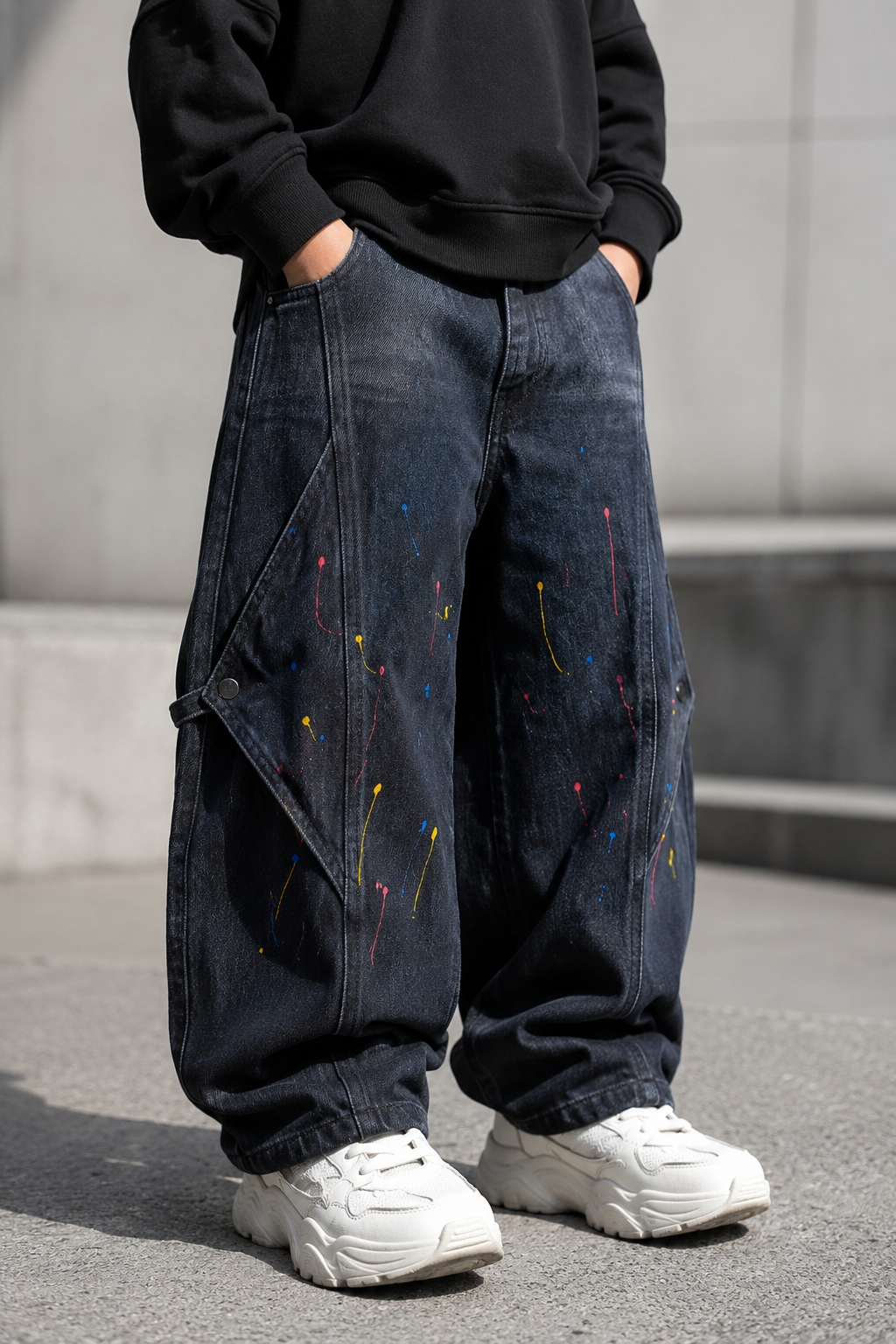 JN1004 Unisex Baggy Jeans