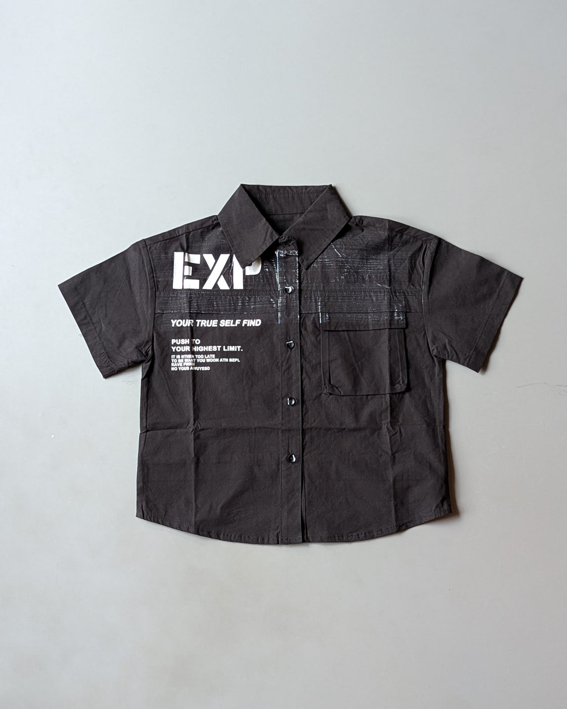 Unisex Half Sleeve Oversized Shirt