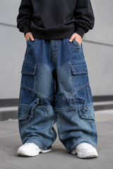 JN1006 Unisex Super Baggy Jeans