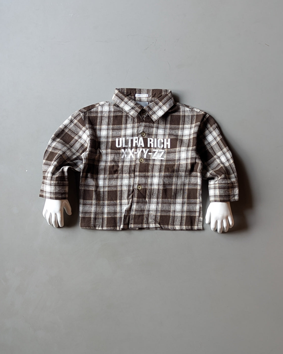 Boy's Full Sleeve Oversized Shirt