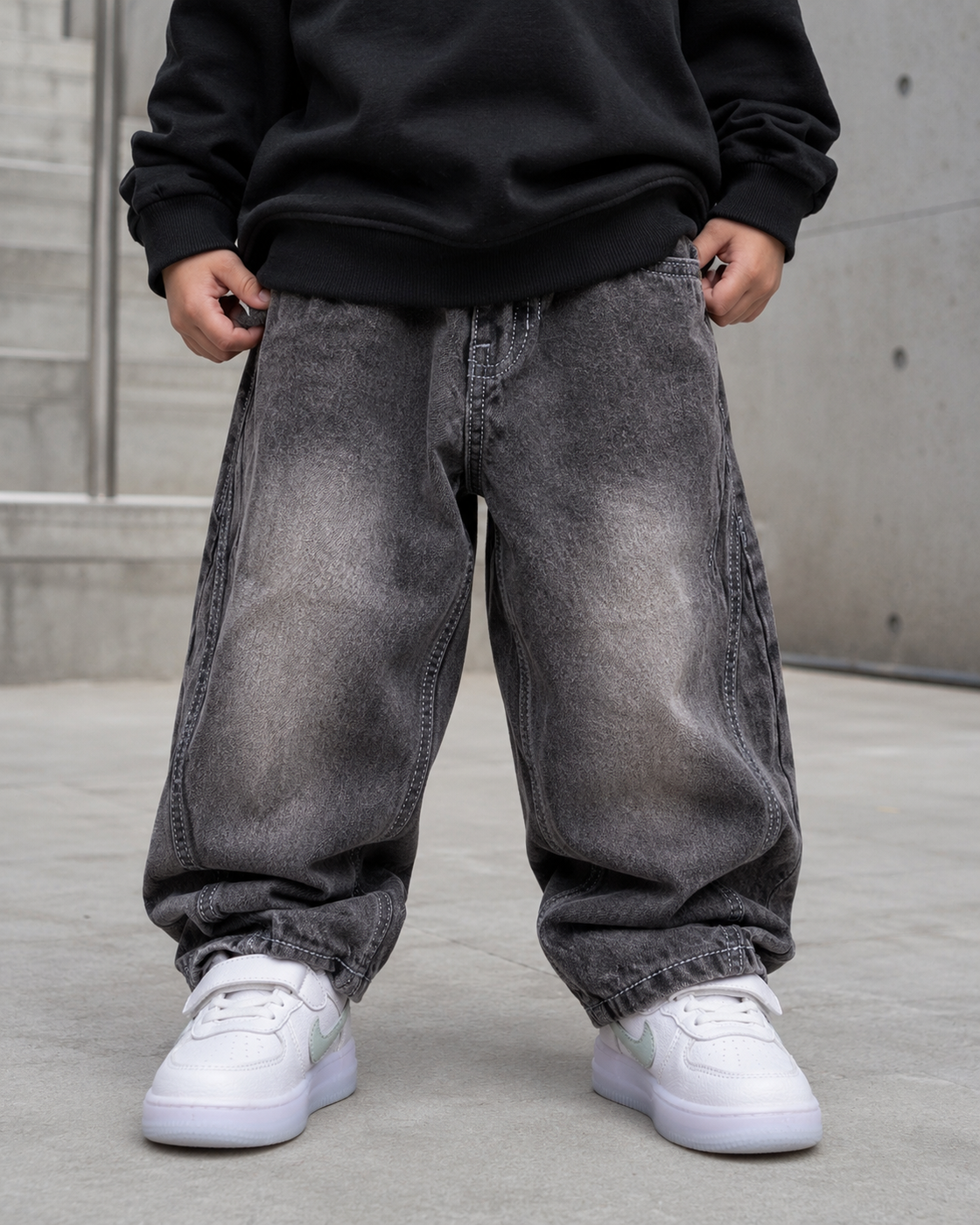 JNS104 Unisex Baggy Jeans
