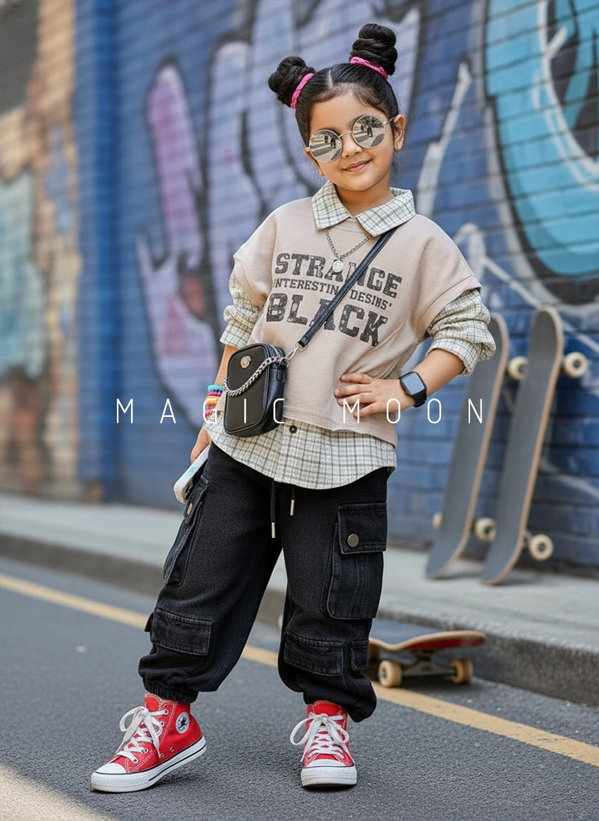 Unisex Full Sleeve Layered Look Oversized T Shirt