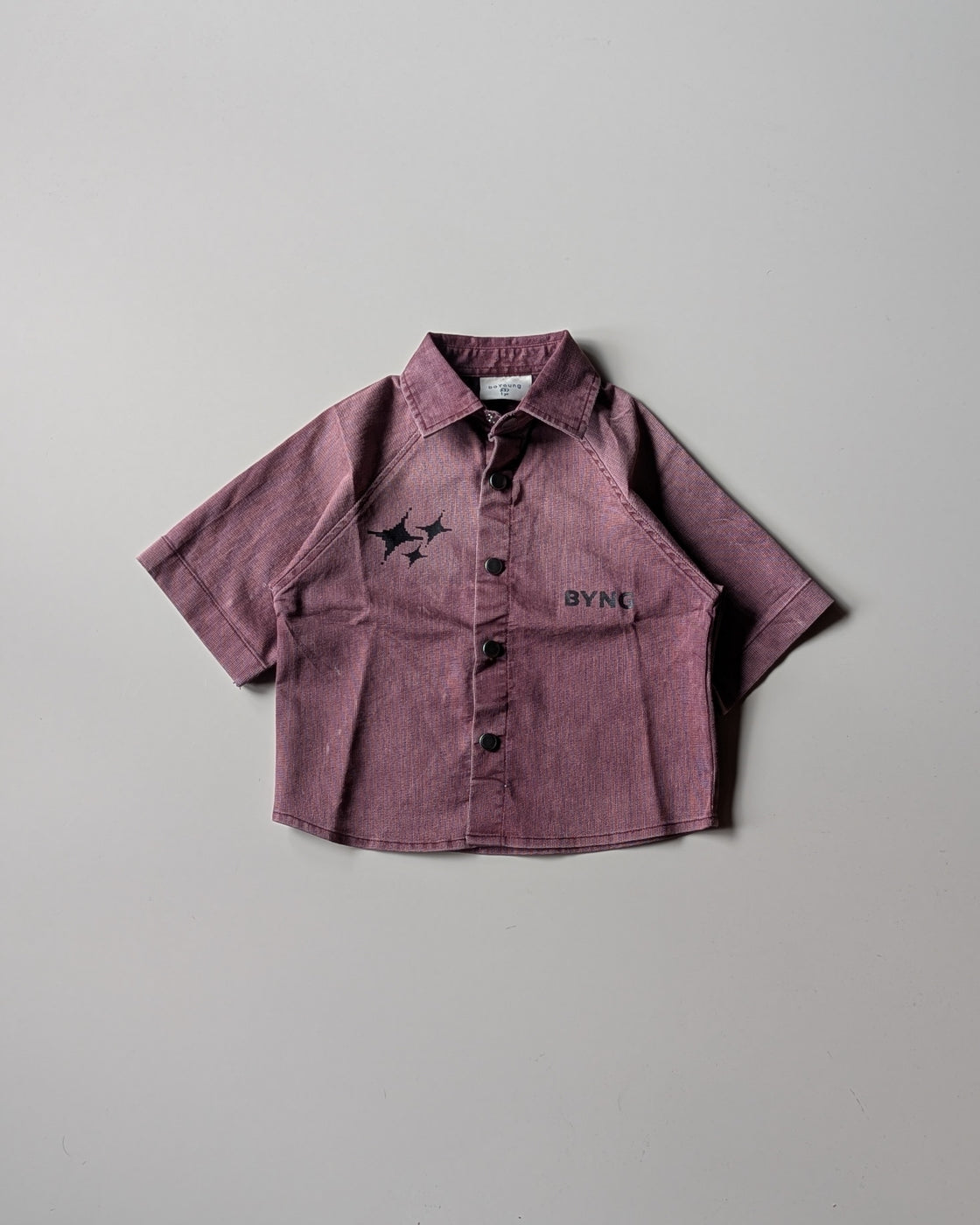 SHHS07 Boy's Half Sleeve Oversized Shirt