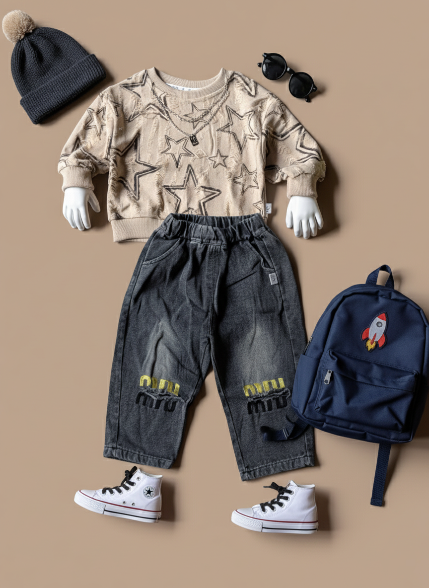 Unisex Full Sleeve Oversized T Shirt and Pant Set