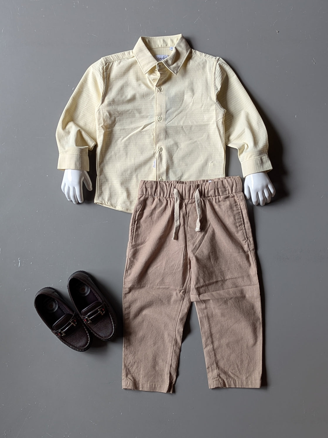 Linen Pant ( Beige-colored)