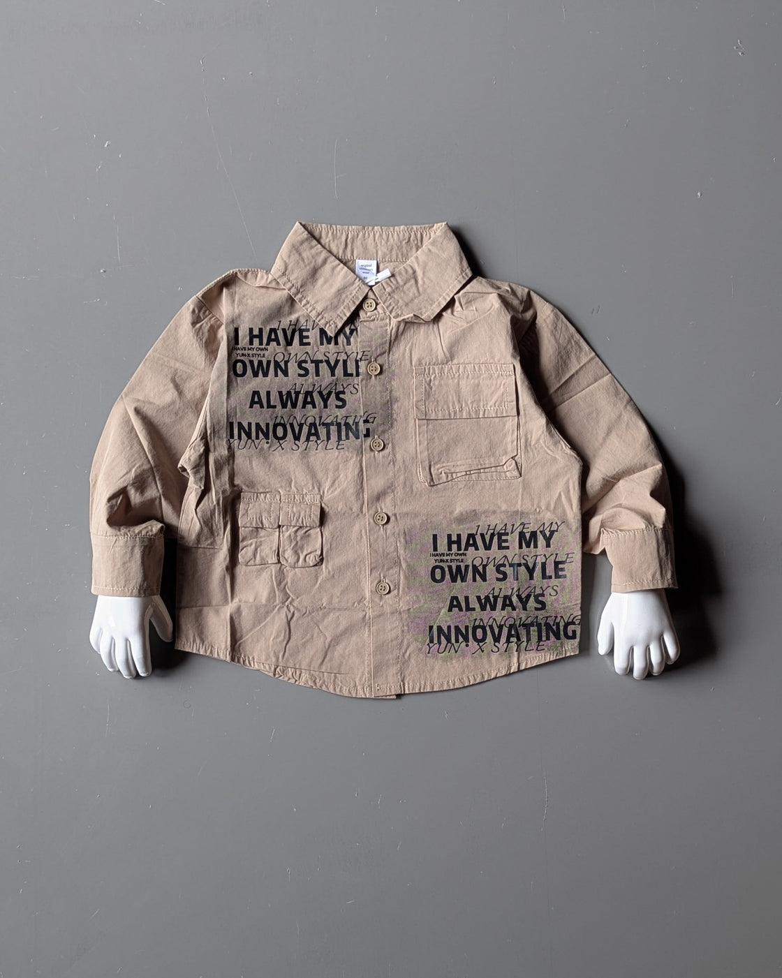 Unisex Full Sleeve Oversized Shirt