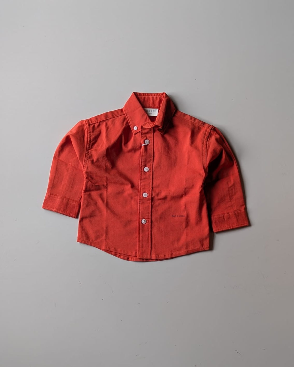 SHDMW01-02 Boys Full Sleeve Oversized Solid Colour Shirt