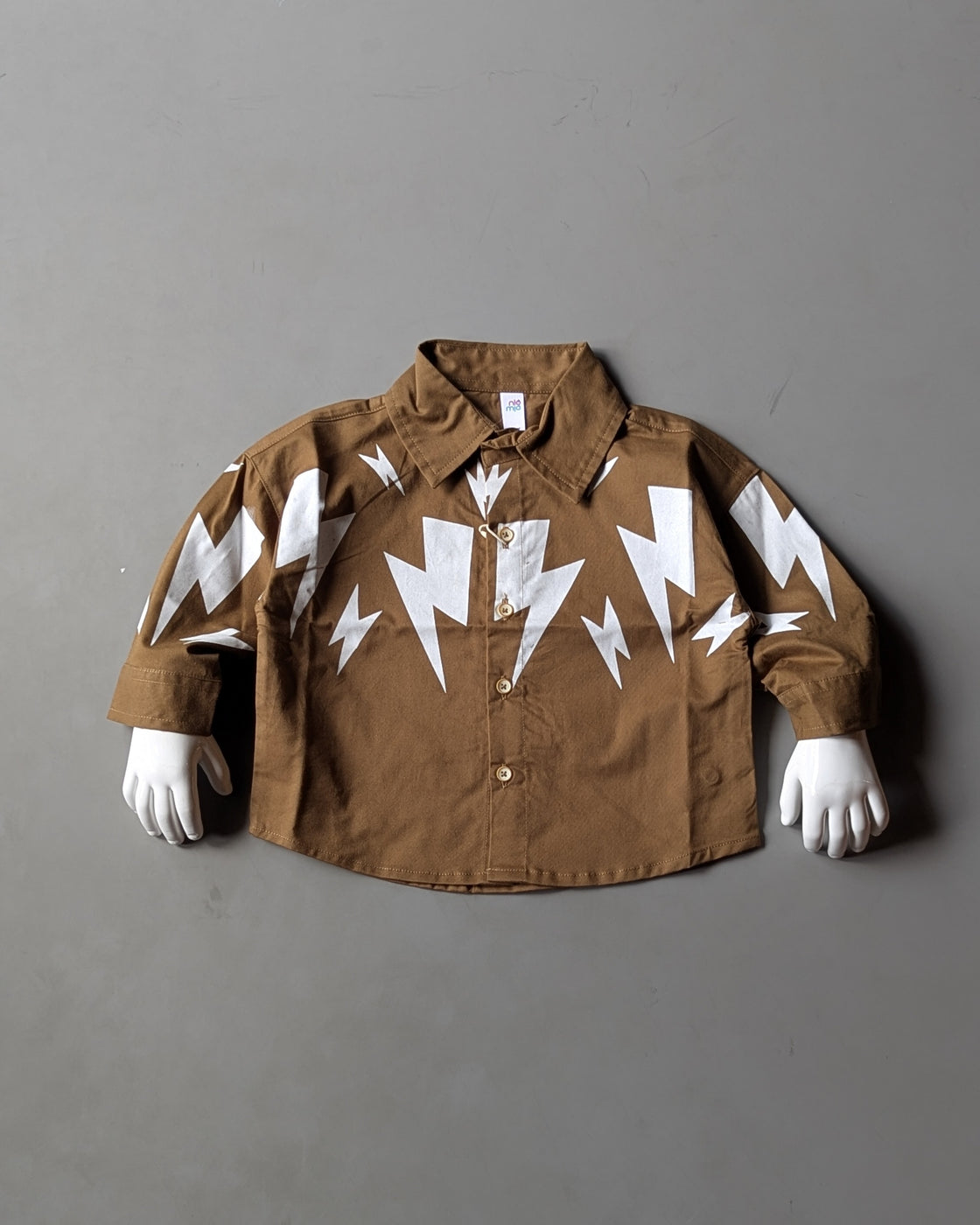 Boy's Full Sleeve Oversized Shirt
