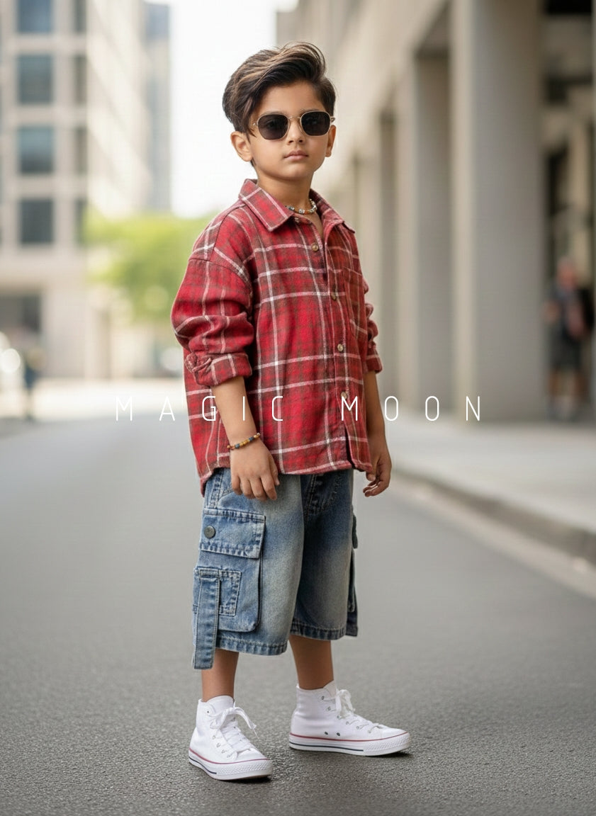 Unisex Full Sleeve Oversized Shirt