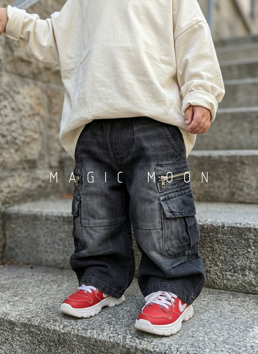 Unisex Wide Leg Jeans