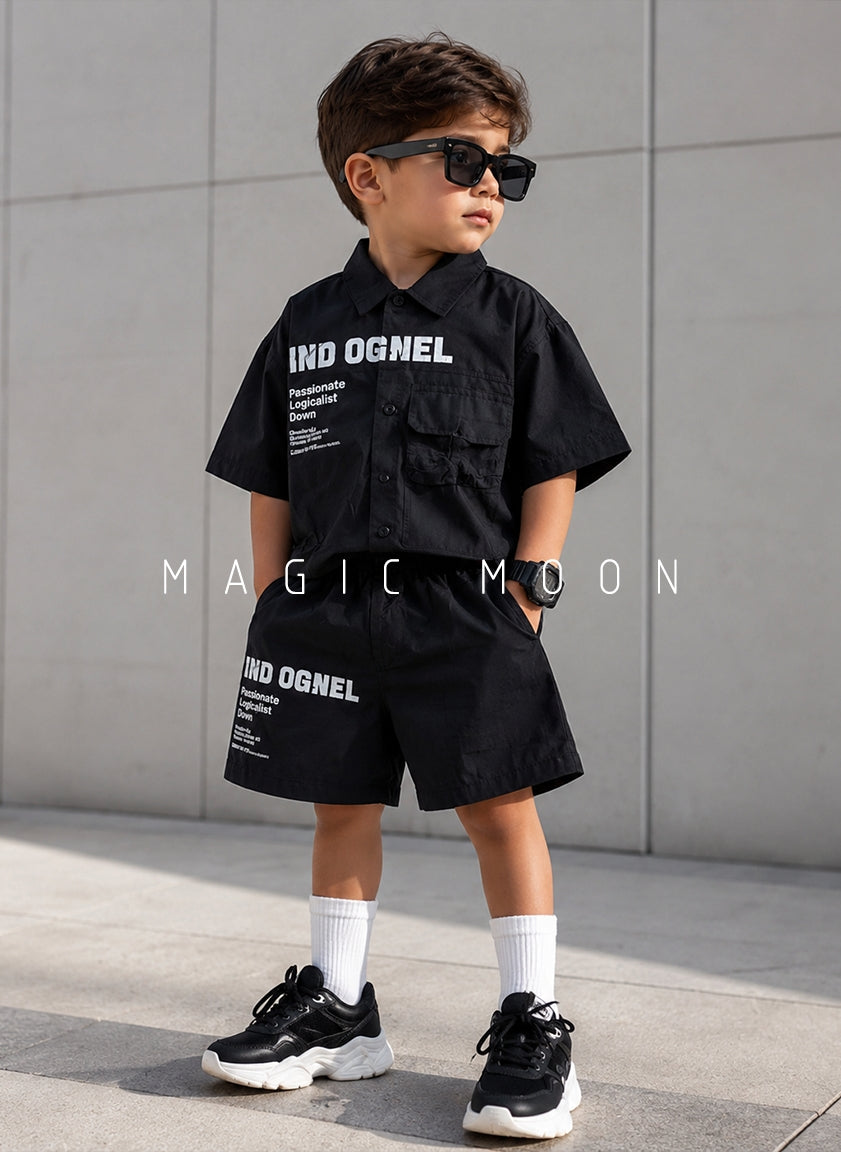 ST105 Unisex Half Sleeve Oversized Shirt and Shorts Set