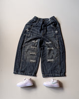 JN1008-02 Unisex Super Baggy Jeans
