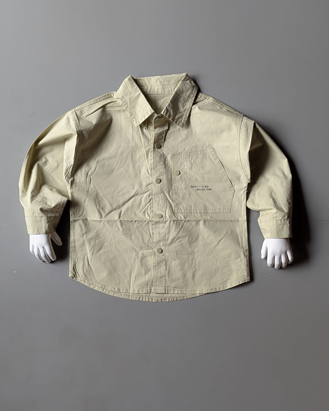 Unisex Full Sleeve Oversized Shirt